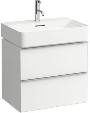 LAUFEN SPACE skrinka pod umývadlo 58,4x40,8x50 cm, 2 zásuvky, matná biela