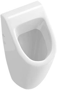 VILLEROY & BOCH SUBWAY pisoár, zadný prívod vody, alpská biela