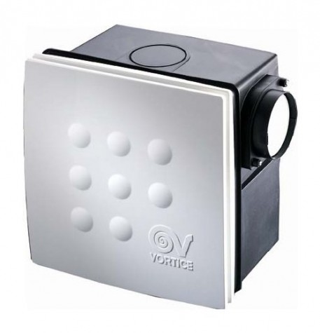 VORTICE QUADRO MICRO 100 I T radiálny ventilátor 100 mm, nástenný/stropný, s časovačom a spätnou klapkou 12018 Obrázek - Hlavní obrázek