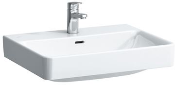 LAUFEN PRO S umývadlo 60 cm, s otvorom pre batériu a prepadom