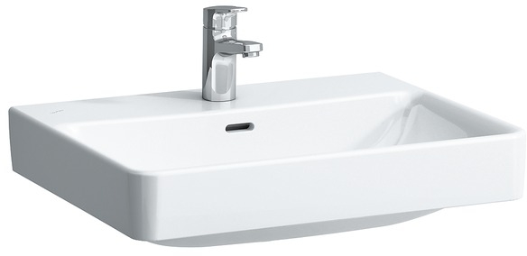 LAUFEN PRO S umývadlo 60 cm, s otvorom pre batériu a prepadom H8169630001041 Obrázek - Hlavní obrázek