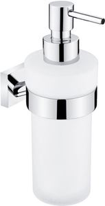 NIMCO KEIRA dávkovač tekutého mydla 250 ml, nástenný, sklo, chróm