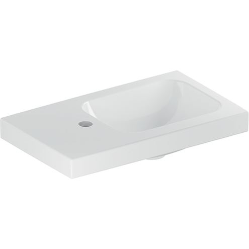 GEBERIT ICON LIGHT umývadielko 53 cm, s otvorom pre batériu vľavo, bez prepadu, KeraTect 501.833.00.2 Obrázek - Hlavní obrázek