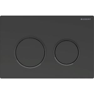 GEBERIT OMEGA 20 ovládacie tlačidlo pre dve splachovania, plast, čierna