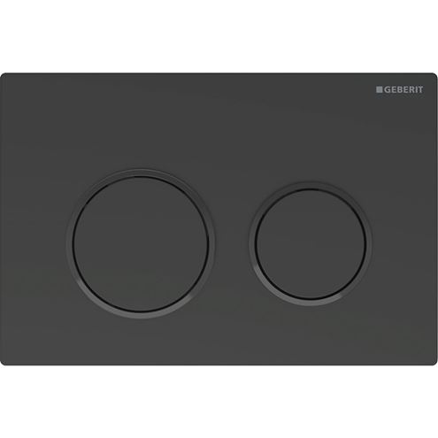 GEBERIT OMEGA 20 ovládacie tlačidlo pre dve splachovania, plast, čierna 115.085.16.1 Obrázek - Hlavní obrázek