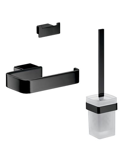 EMCO CONCEPT BLACK sada kúpeľňových doplnkov, matná čierna CB059813300 Obrázek - Hlavní obrázek