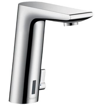 HANSGROHE METRIS S umývadlová senzorová batéria s reguláciou teploty, napájanie z batérie, EcoSmart, chróm