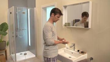 HANSGROHE METRIS umývadlová stojanková batéria, EcoSmart, chróm 31084000 Obrázek - fotka
