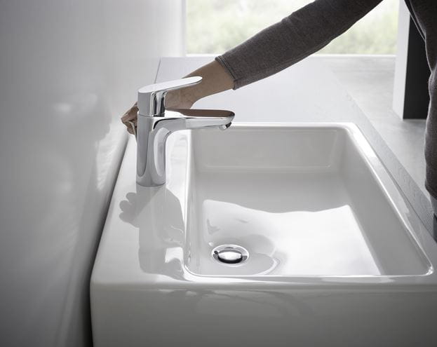 HANSGROHE FOCUS umývadlová stojanková batéria, s odtokovou súpravou, EcoSmart, chróm 31607000 Obrázek - fotka