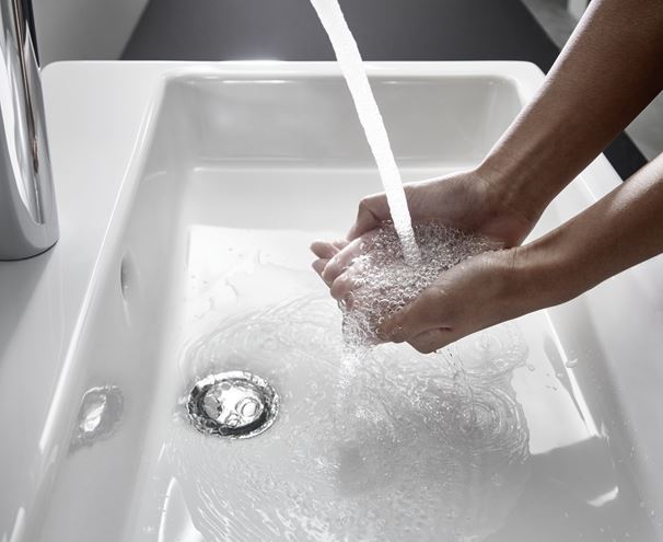 HANSGROHE FOCUS umývadlová stojanková batéria, s odtokovou súpravou, EcoSmart, chróm 31607000 Obrázek - fotka