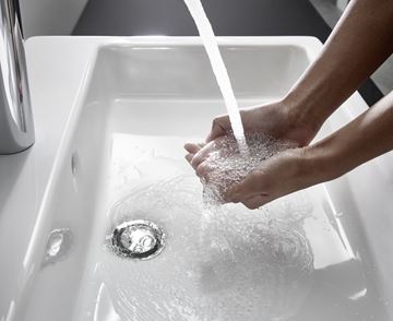 HANSGROHE FOCUS umývadlová stojanková batéria, s odtokovou súpravou, EcoSmart, chróm 31607000 Obrázek - fotka