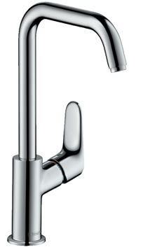 HANSGROHE FOCUS umývadlová stojanková batéria, s odtokovou súpravou, otočný výtok, EcoSmart, chróm