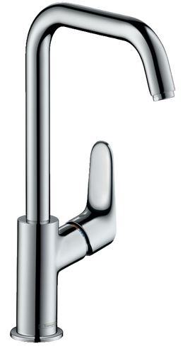 HANSGROHE FOCUS umývadlová stojanková batéria, s odtokovou súpravou, otočný výtok, EcoSmart, chróm 31609000 Obrázek - Hlavní obrázek