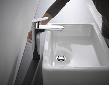 HANSGROHE FOCUS umývadlová stojanková batéria, s odtokovou súpravou, EcoSmart, chróm 31608000 Obrázek - fotka