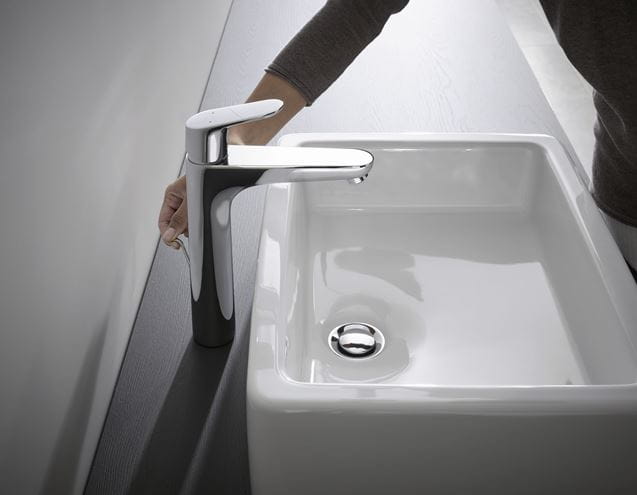 HANSGROHE FOCUS umývadlová stojanková batéria, s odtokovou súpravou, EcoSmart, chróm 31608000 Obrázek - fotka