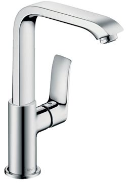 HANSGROHE METRIS umývadlová stojanková batéria, s odtokovou súpravou, EcoSmart, chróm