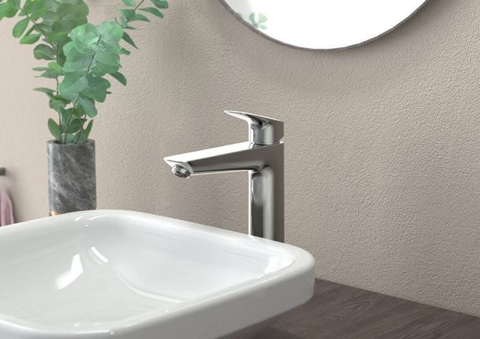 HANSGROHE LOGIS umývadlová stojanková batéria, EcoSmart, chróm 71091000 Obrázek - fotka