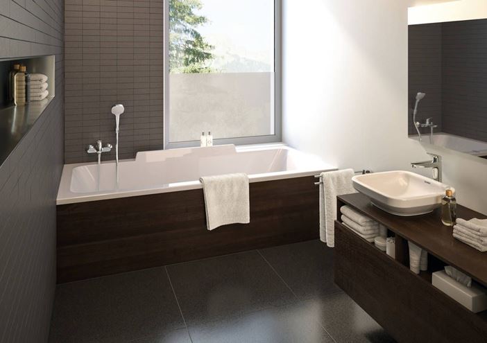 HANSGROHE LOGIS umývadlová stojanková batéria, s odtokovou súpravou, EcoSmart, chróm 71100000 Obrázek - fotka