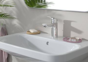HANSGROHE LOGIS umývadlová stojanková batéria, s odtokovou súpravou, EcoSmart, chróm 71100000 Obrázek - fotka