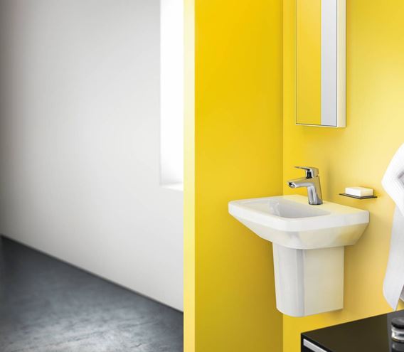 HANSGROHE LOGIS umývadlová stojanková batéria, s odtokovou súpravou, EcoSmart, chróm 71070000 Obrázek - fotka