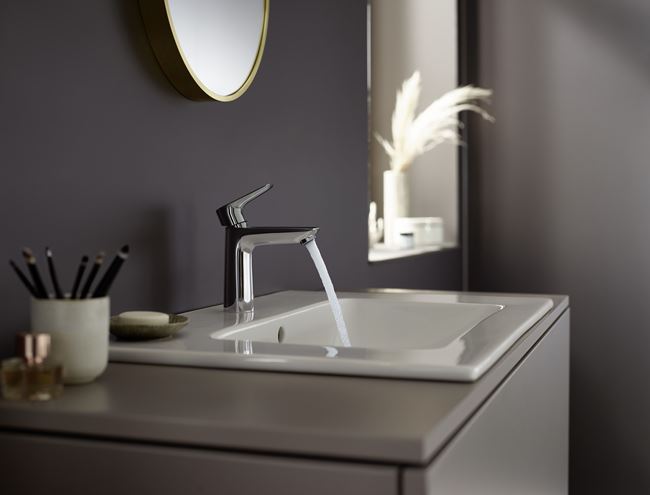 HANSGROHE TALIS E umývadlová stojanková batéria, EcoSmart, chróm 71712000 Obrázek - fotka