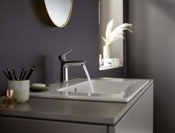 HANSGROHE TALIS E umývadlová stojanková batéria, EcoSmart, chróm 71712000 Obrázek - fotka