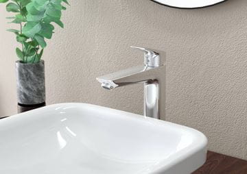 HANSGROHE LOGIS umývadlová stojanková batéria, s odtokovou súpravou, EcoSmart, chróm 71090000 Obrázek - fotka