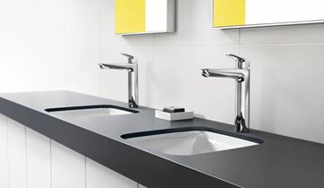 HANSGROHE LOGIS umývadlová stojanková batéria, s odtokovou súpravou, EcoSmart, chróm 71090000 Obrázek - fotka