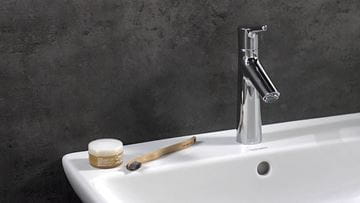 HANSGROHE TALIS S umývadlová stojanková batéria, s odtokovou súpravou, EcoSmart, chróm 72020000 Obrázek - fotka