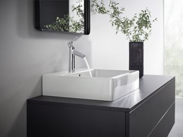 HANSGROHE TALIS S umývadlová stojanková batéria, EcoSmart, chróm 72021000 Obrázek - fotka