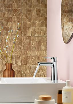 HANSGROHE TALIS E umývadlová stojanková batéria, s odtokovou súpravou, CoolStart, EcoSmart, chróm 71713000 Obrázek - fotka