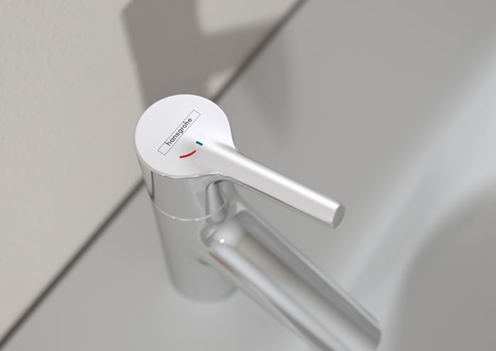 HANSGROHE TALIS S umývadlová stojanková batéria, CoolStart, EcoSmart, chróm 72014000 Obrázek - fotka
