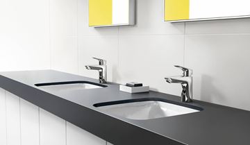 HANSGROHE LOGIS umývadlová stojanková batéria, EcoSmart, chróm 71101000 Obrázek - fotka