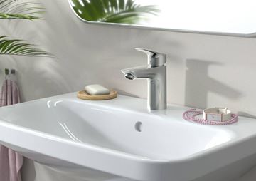 HANSGROHE LOGIS umývadlová stojanková batéria, EcoSmart, chróm 71101000 Obrázek - fotka