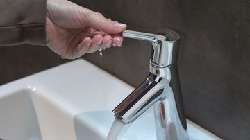 HANSGROHE TALIS S umývadlová stojanková batéria, s odtokovou súpravou, EcoSmart, chróm 72010000 Obrázek - fotka