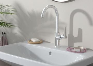 HANSGROHE LOGIS umývadlová stojanková batéria, EcoSmart, chróm 71131000 Obrázek - fotka