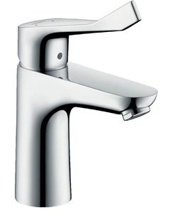 HANSGROHE FOCUS umývadlová stojanková batéria s predĺženou rukoväťou, EcoSmart, chróm