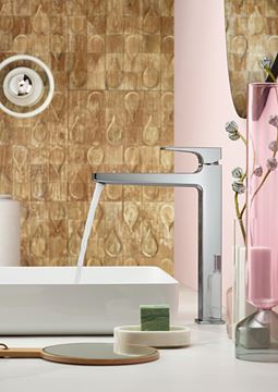 HANSGROHE METROPOL umývadlová stojanková batéria, s odtokovou súpravou, EcoSmart, chróm 32512000 Obrázek - fotka
