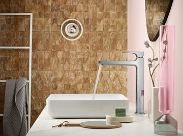 HANSGROHE METROPOL umývadlová stojanková batéria, s odtokovou súpravou, EcoSmart, chróm 32512000 Obrázek - fotka