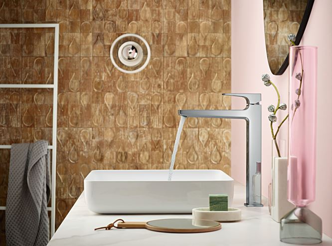 HANSGROHE METROPOL umývadlová stojanková batéria, s odtokovou súpravou, EcoSmart, chróm 32512000 Obrázek - fotka