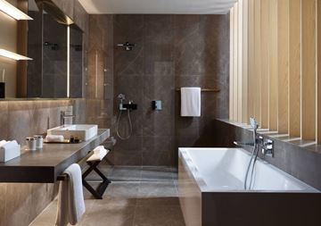 HANSGROHE METROPOL umývadlová stojanková batéria, s odtokovou súpravou, EcoSmart, chróm 74507000 Obrázek - fotka