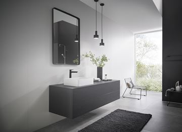 HANSGROHE TALIS E umývadlová stojanková batéria, s odtokovou súpravou, EcoSmart, matná čierna 71716670 Obrázek - fotka