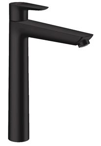 HANSGROHE TALIS E umývadlová stojanková batéria, s odtokovou súpravou, EcoSmart, matná čierna