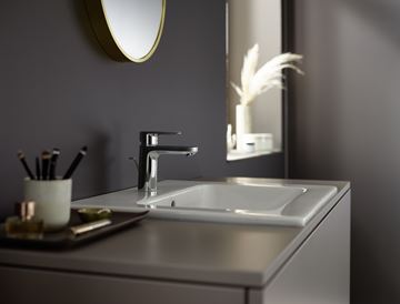 HANSGROHE VERNIS BLEND umývadlová stojanková batéria, s odtokovou súpravou, EcoSmart, chróm 71551000 Obrázek - fotka