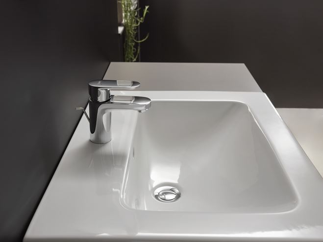 HANSGROHE VERNIS BLEND umývadlová stojanková batéria, s odtokovou súpravou, EcoSmart, chróm 71550000 Obrázek - fotka