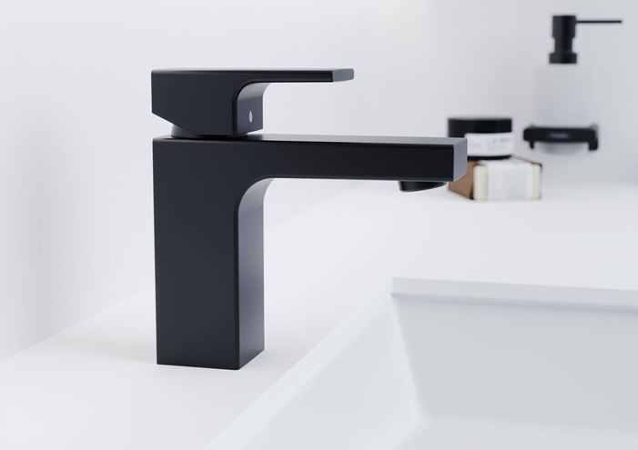 HANSGROHE VERNIS BLEND umývadlová stojanková batéria, EcoSmart, matná čierna 71580670 Obrázek - fotka