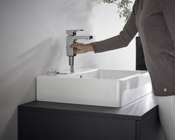 HANSGROHE VERNIS SHAPE umývadlová stojanková batéria, EcoSmart, chróm 71569000 Obrázek - fotka
