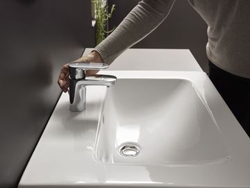 HANSGROHE VERNIS BLEND umývadlová stojanková batéria, s odtokovou súpravou, CoolStart, EcoSmart, chróm 71557000 Obrázek - fotka