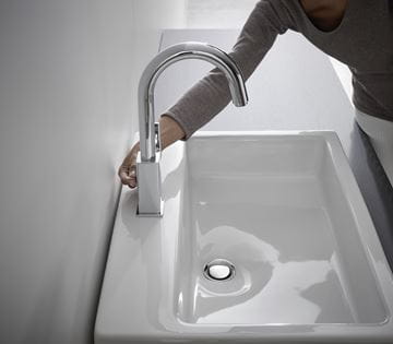 HANSGROHE VERNIS SHAPE umývadlová stojanková batéria, s odtokovou súpravou, EcoSmart, chróm 71564000 Obrázek - fotka