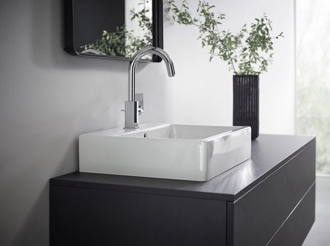 HANSGROHE VERNIS SHAPE umývadlová stojanková batéria, s odtokovou súpravou, EcoSmart, chróm 71564000 Obrázek - fotka